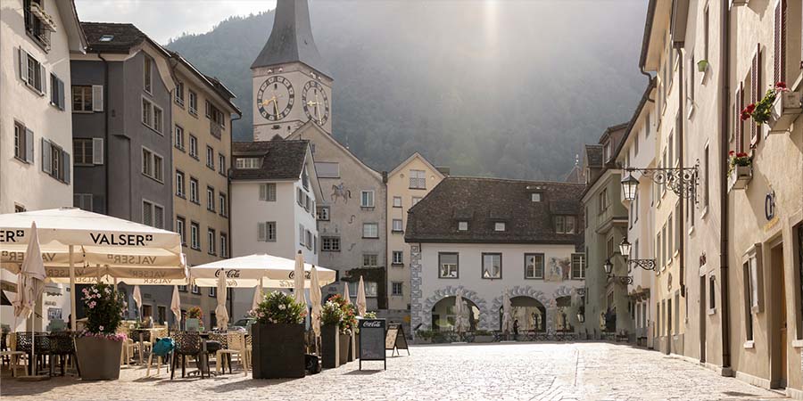 Discovering Chur and Brig at wintertime